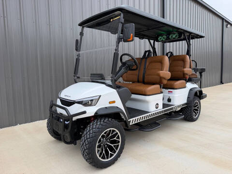 2026 Dach Apollo 4+2 in white — 6-passenger golf cart at Aledo Golf Carts